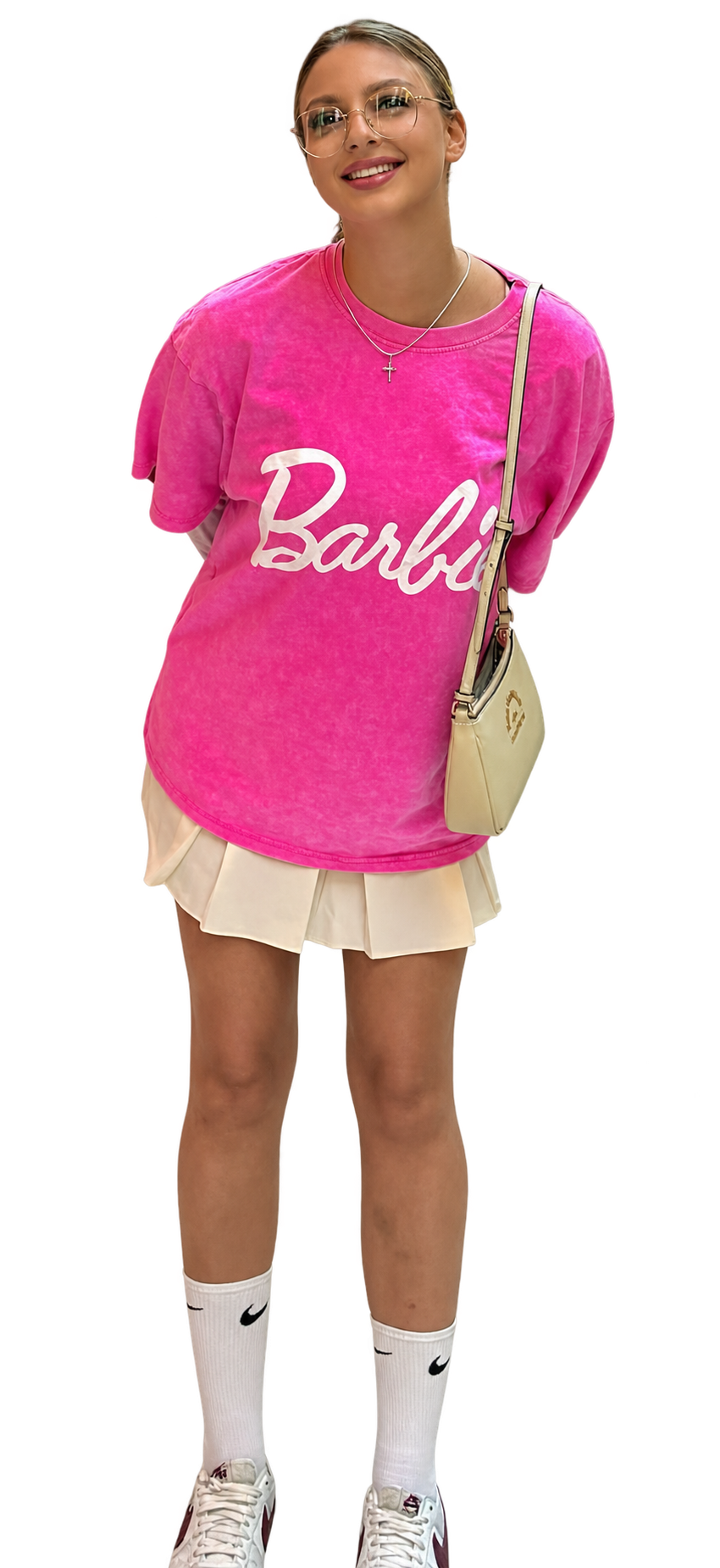 Kavardachka в розовой футболке Barbie